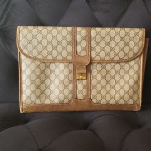 Vintage Gucci Portfolio clutch